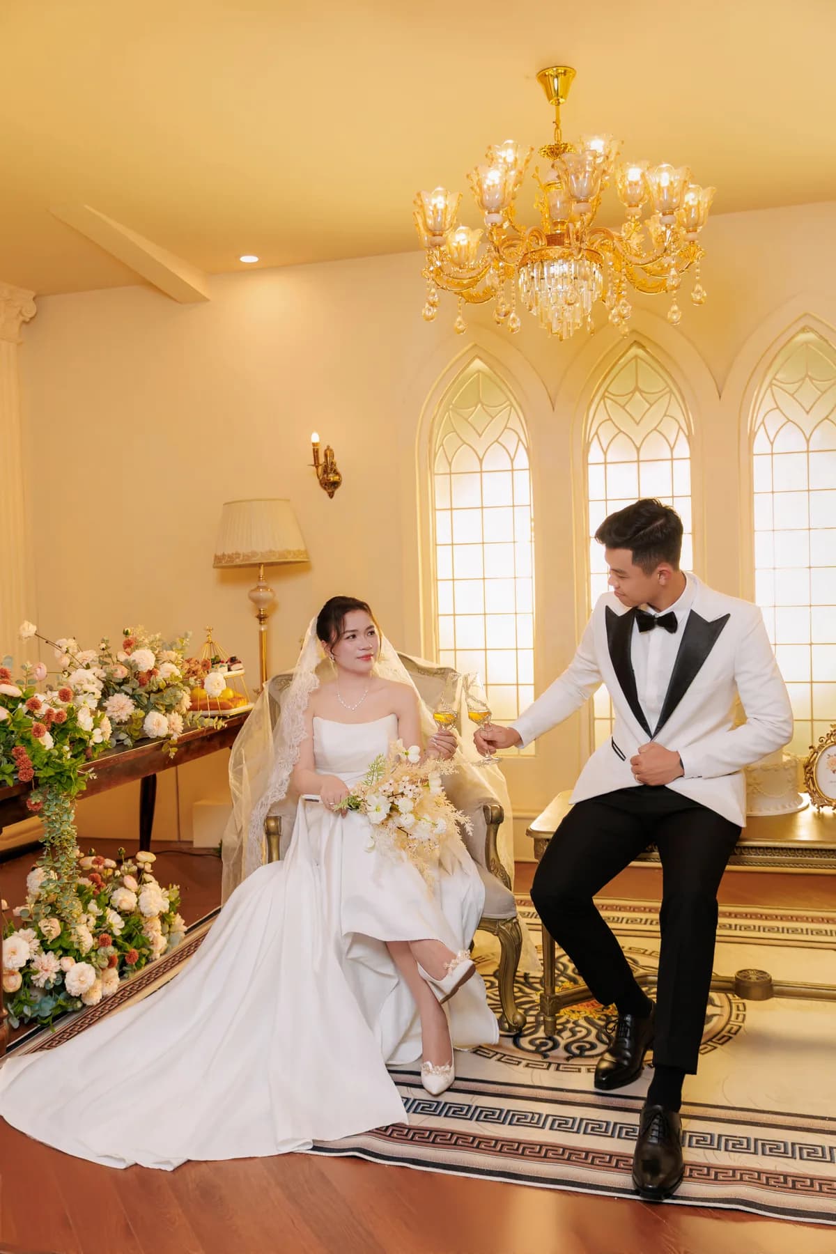 Phút giây bên nhau trong ánh nắng ấm